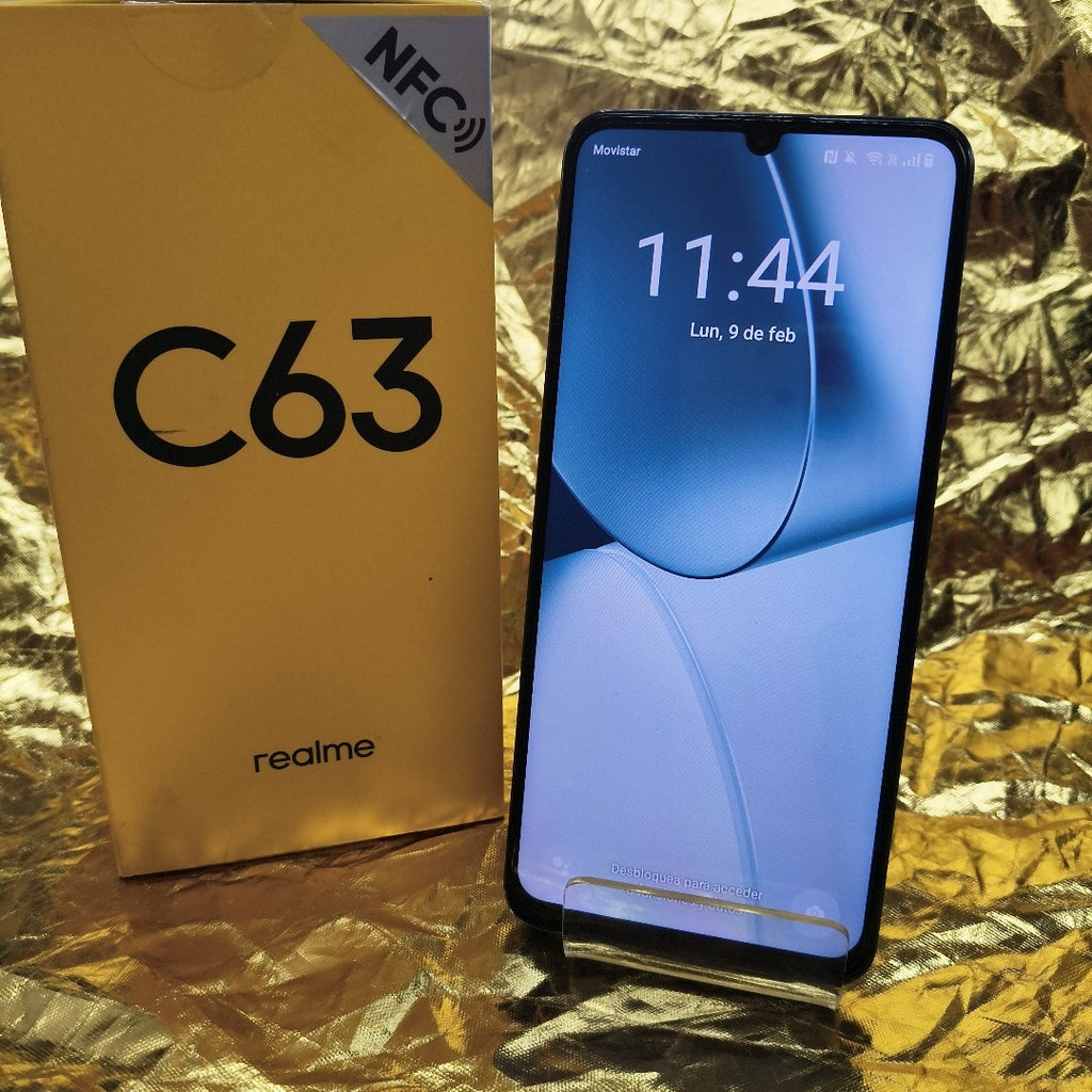 CELULAR REALME C63 RMX3939 (2024) 256 GB 8 GB RAM (SEMINUEVO)
