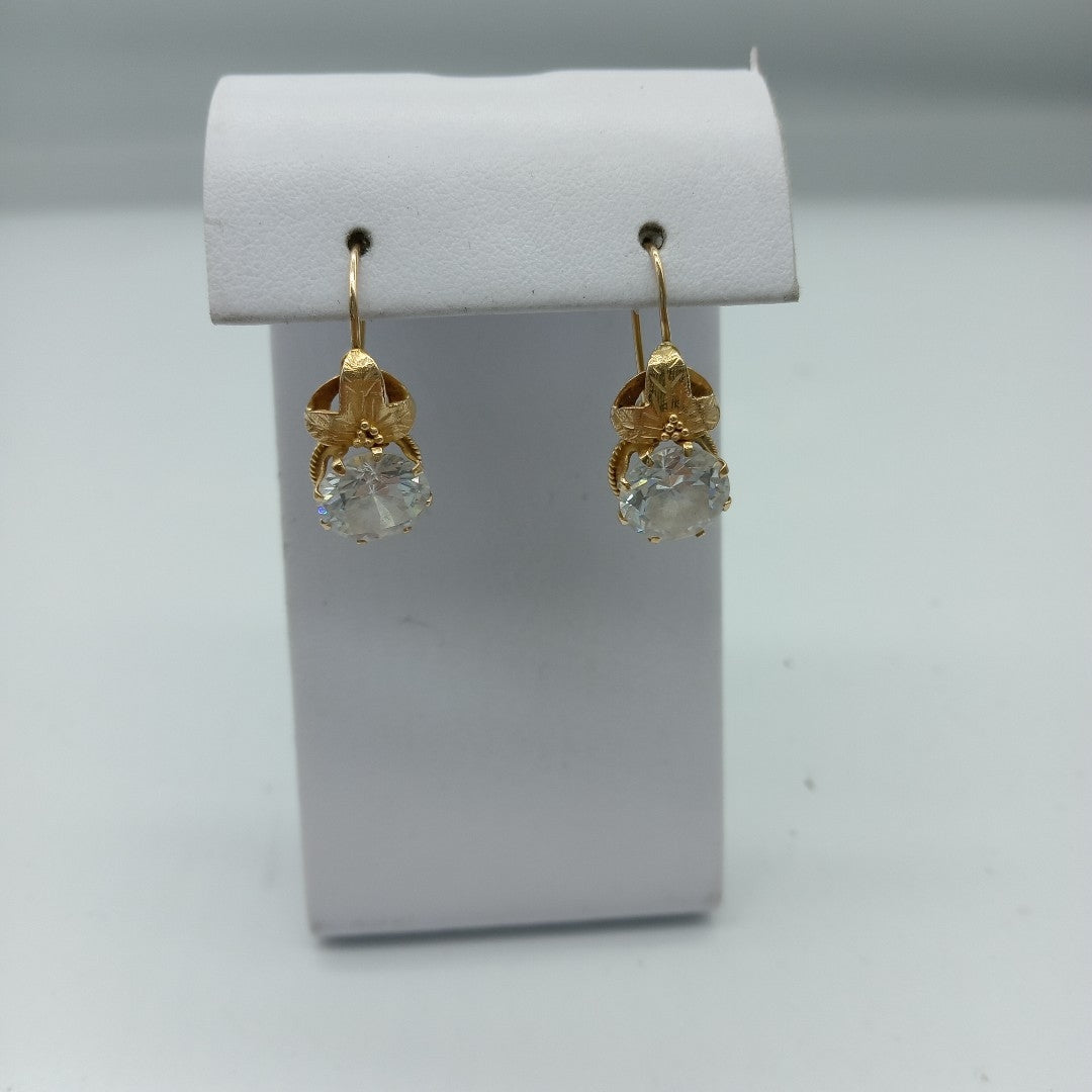ARETES PAR ORO 14 K 5,30 GRMS (SEMINUEVO)