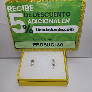 ARETES PAR ORO 14 K 2.2 GRMS (SEMINUEVO)