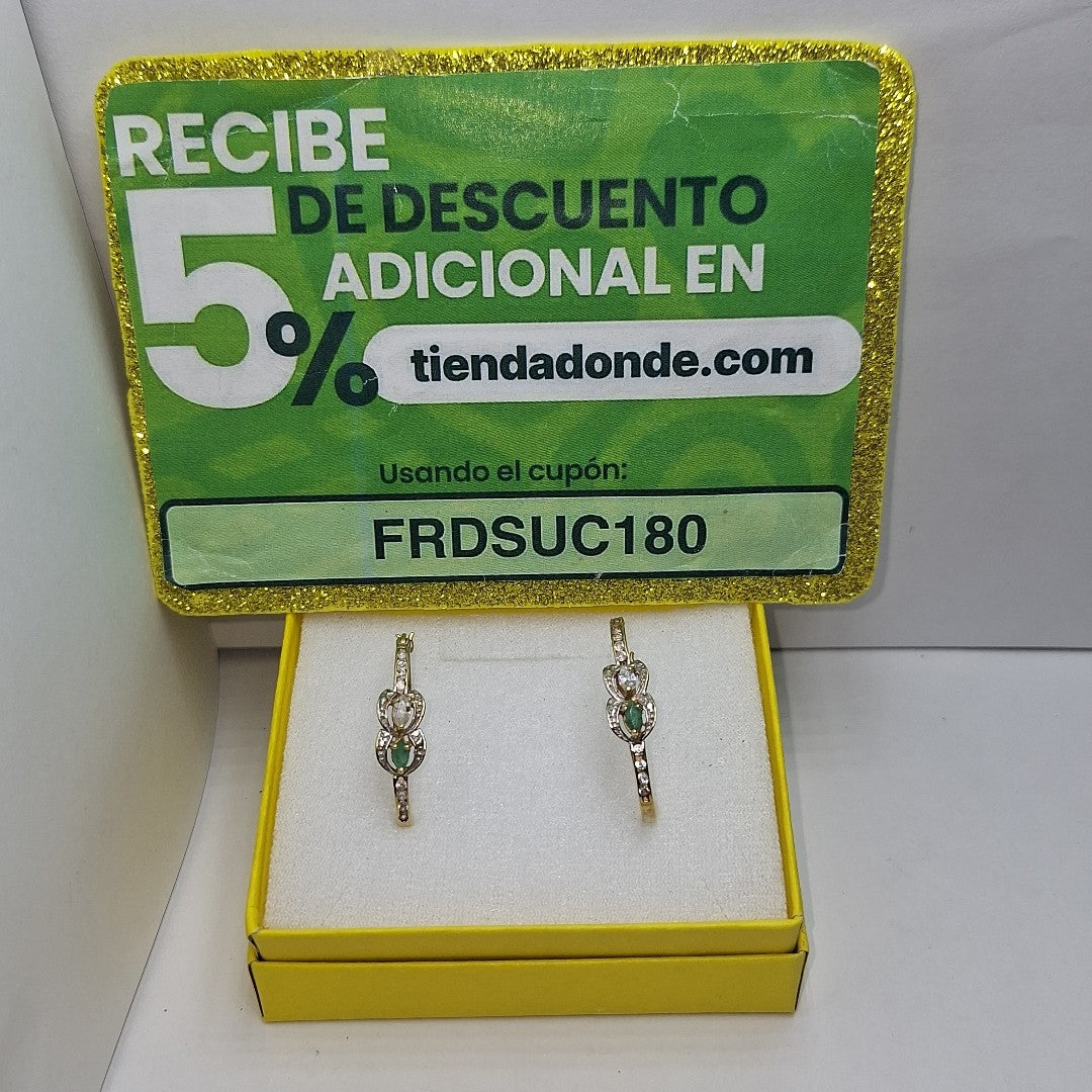 ARETES PAR ORO 14 K 4.7 GRMS (SEMINUEVO)