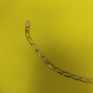 CADENA TEJIDO ESLABONES 11.1G 55 CM 14K (NUEVO)