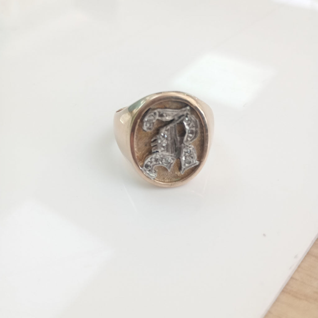 ANILLO ORO 14 K 14.6 GRMS (SEMINUEVO)