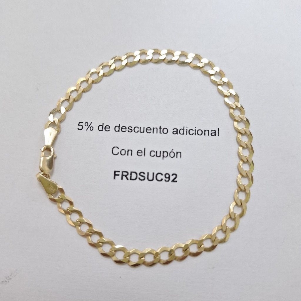 PULSERA TEJIDO BARBADA 5.2G 21 CM (NUEVO)