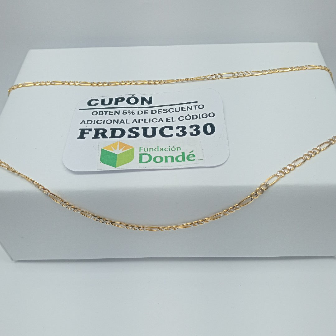 CADENA TEJIDO 3X1 8.4G 55 CM (NUEVO)