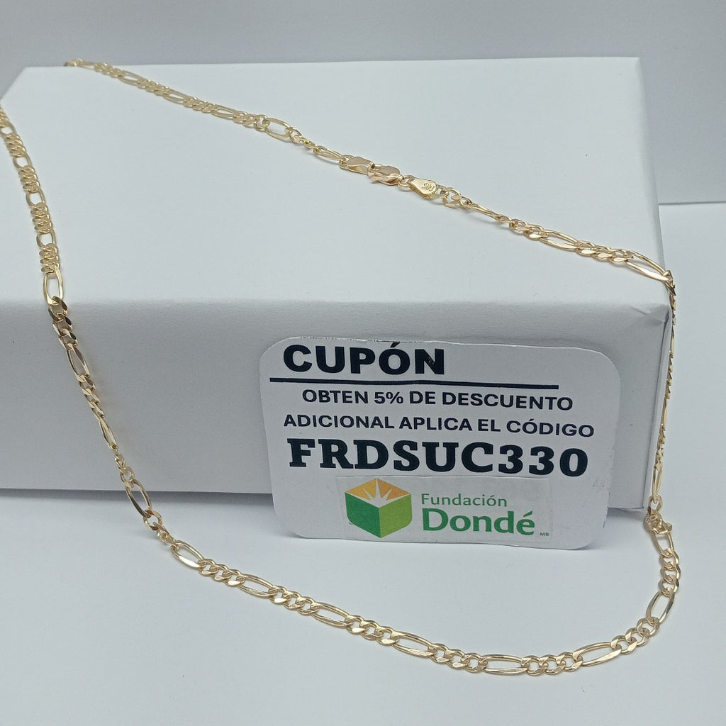 CADENA TEJIDO 3X1 13G 60 CM (NUEVO)