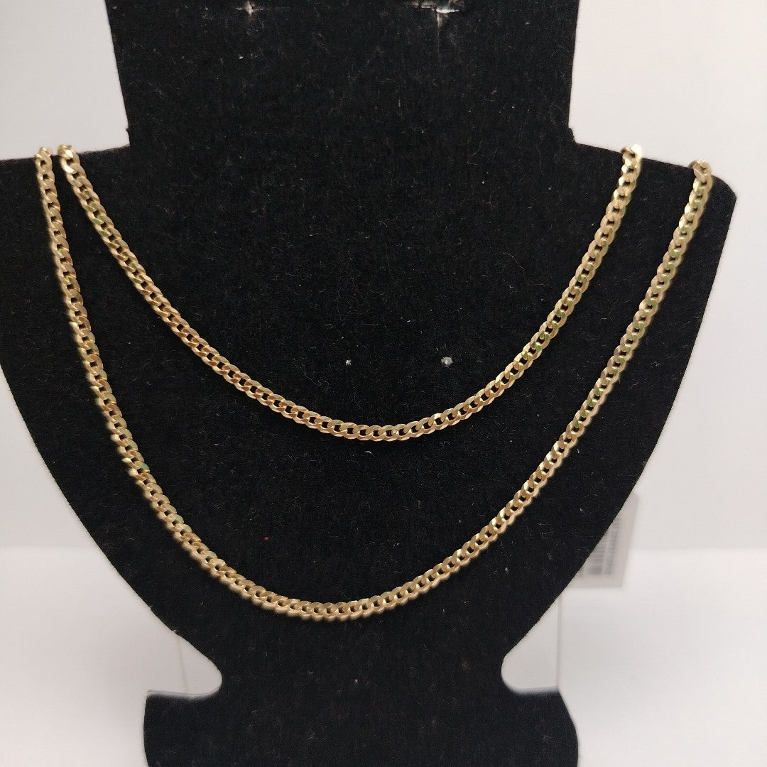 CADENA BARBADO 6.11GR 55 CM 14K (NUEVO)