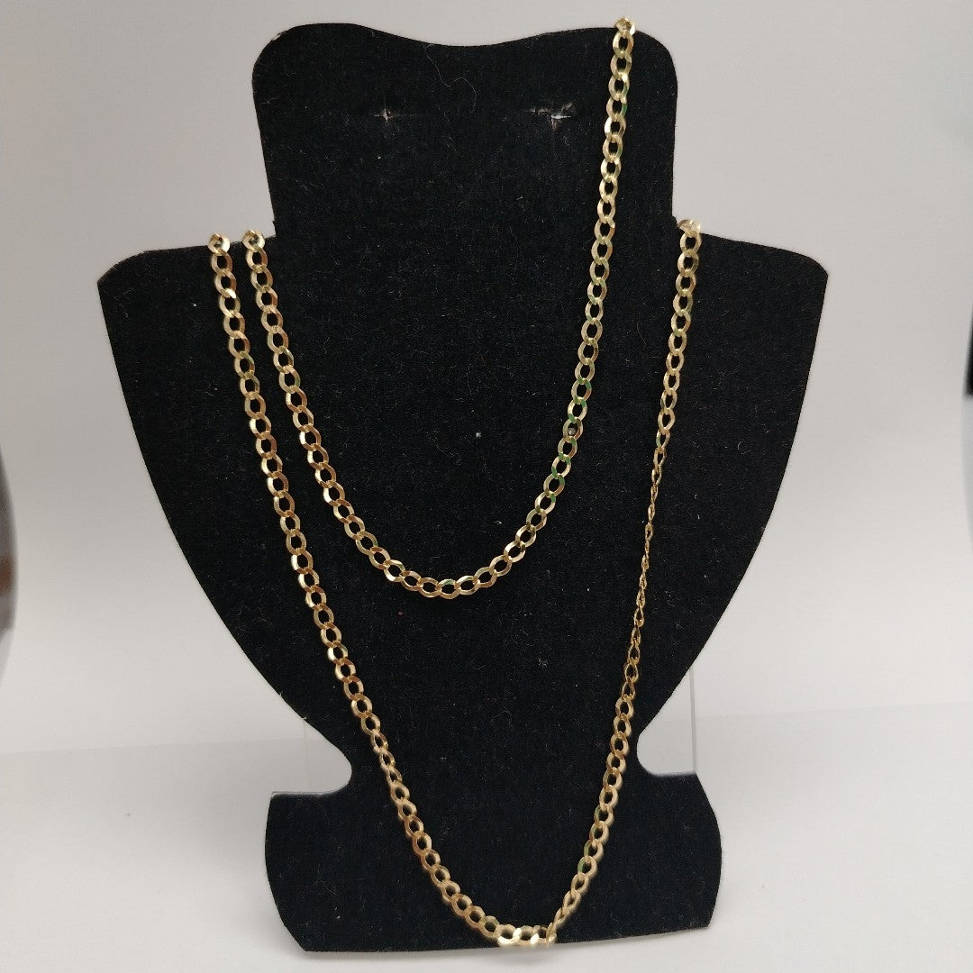 CADENA BARBADO 5.31GR 55 CM 14K (NUEVO)