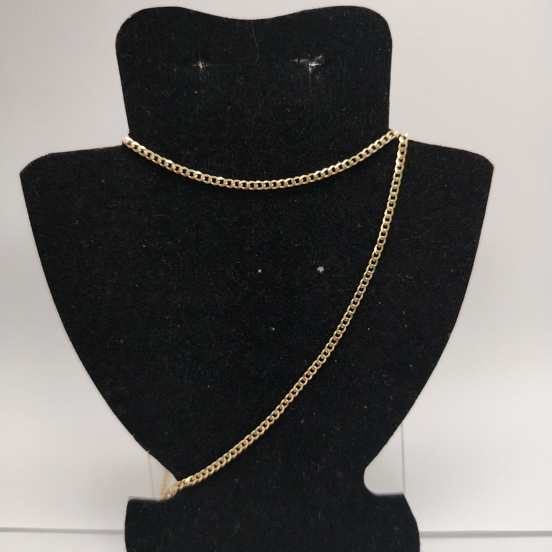 CADENA BARBADO 4.5GR 55 CM 14K (NUEVO)