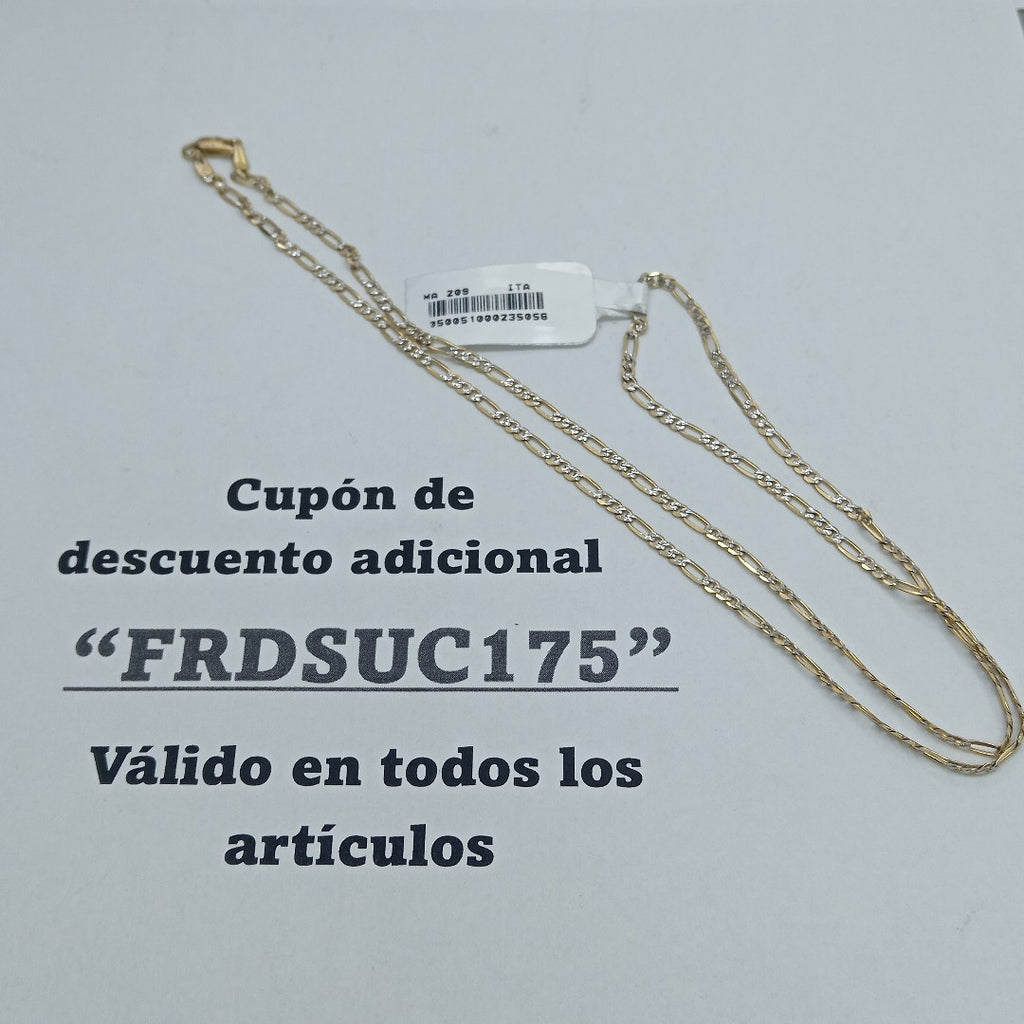 CADENAS CARTIER 3 1 DIAMANTADA ORO 14K 5 (NUEVO)