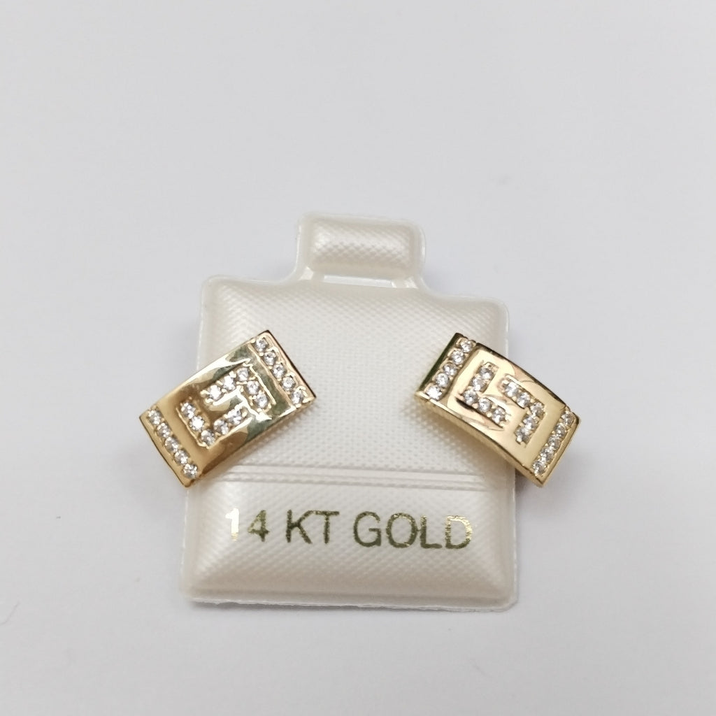 BROQUELES ORO 14K 2.4 (NUEVO)