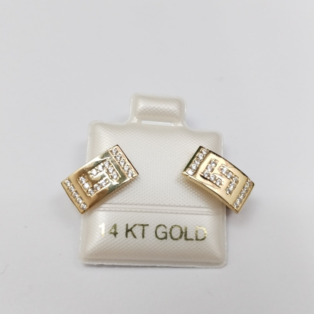 BROQUELES ORO 14K 2.4 (NUEVO)