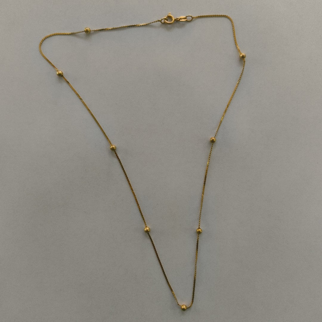 CADENA ORO 14 K 2,80 GRMS (SEMINUEVO)