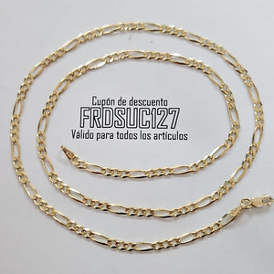 CADENA 3X1 7.7G 55 CM 14K (NUEVO)
