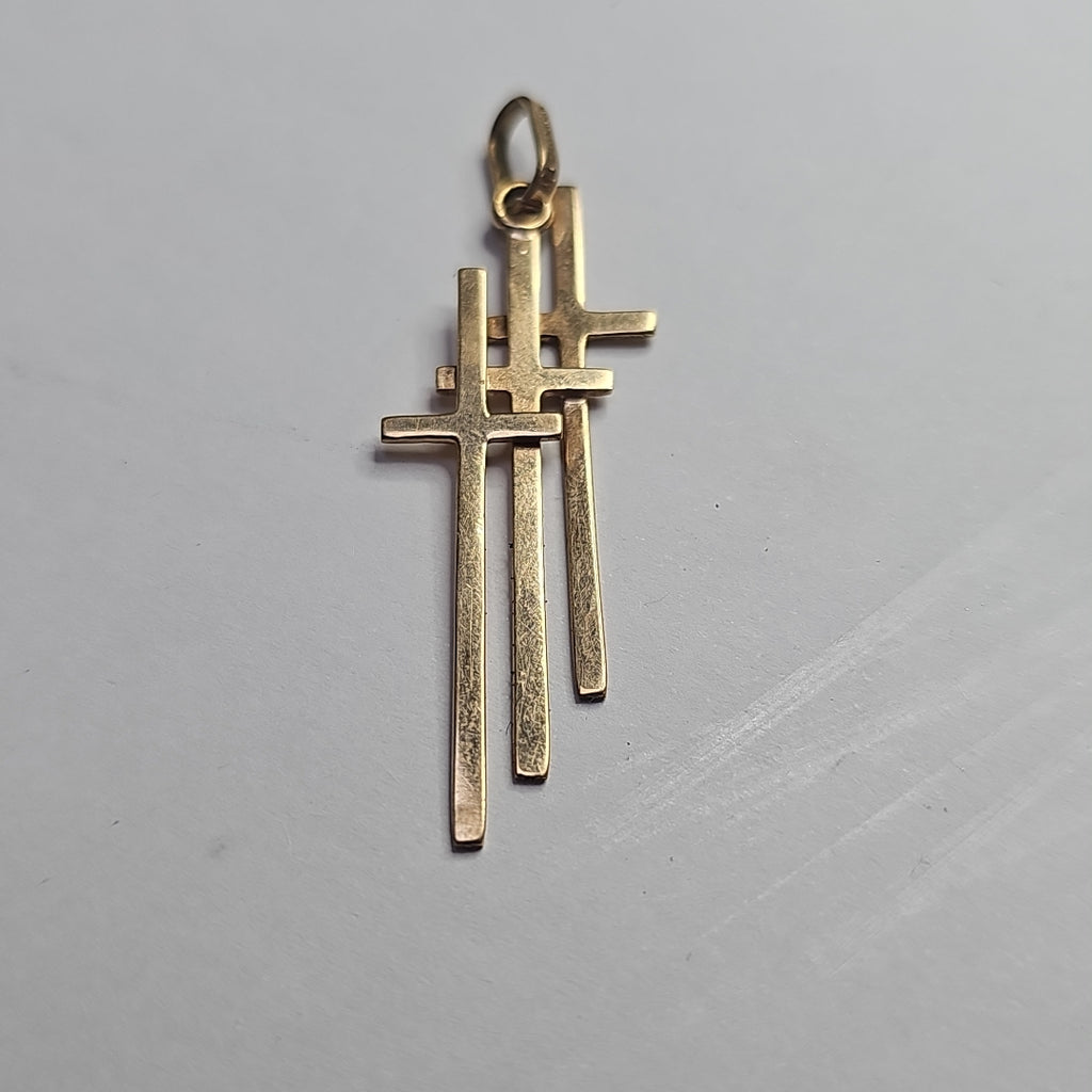 CRUZ, DIJE ORO 14 K 1.9 GRMS (SEMINUEVO)