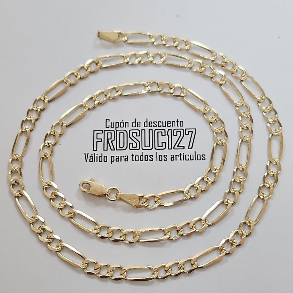 CADENA ESPECIAL PAVE 12.2G 55 CM 14K (NUEVO)