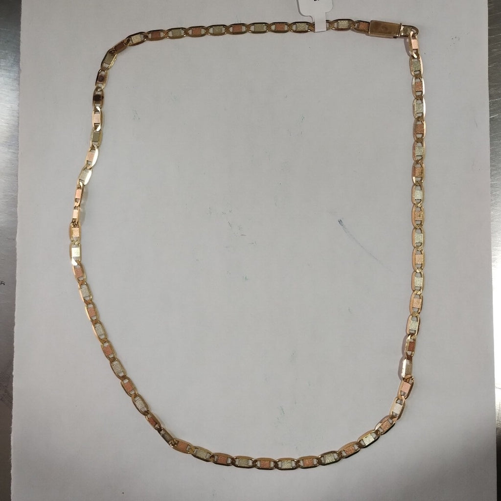 CADENA ORO COMBINADO 10 K 21,60 GRMS (SEMINUEVO)