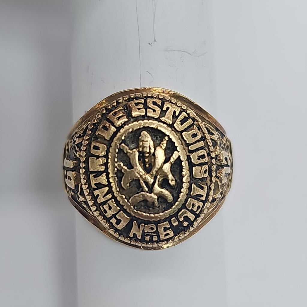ANILLO DE GRADUACIÓN ORO 18 K 11,50 GRMS (SEMINUEVO)