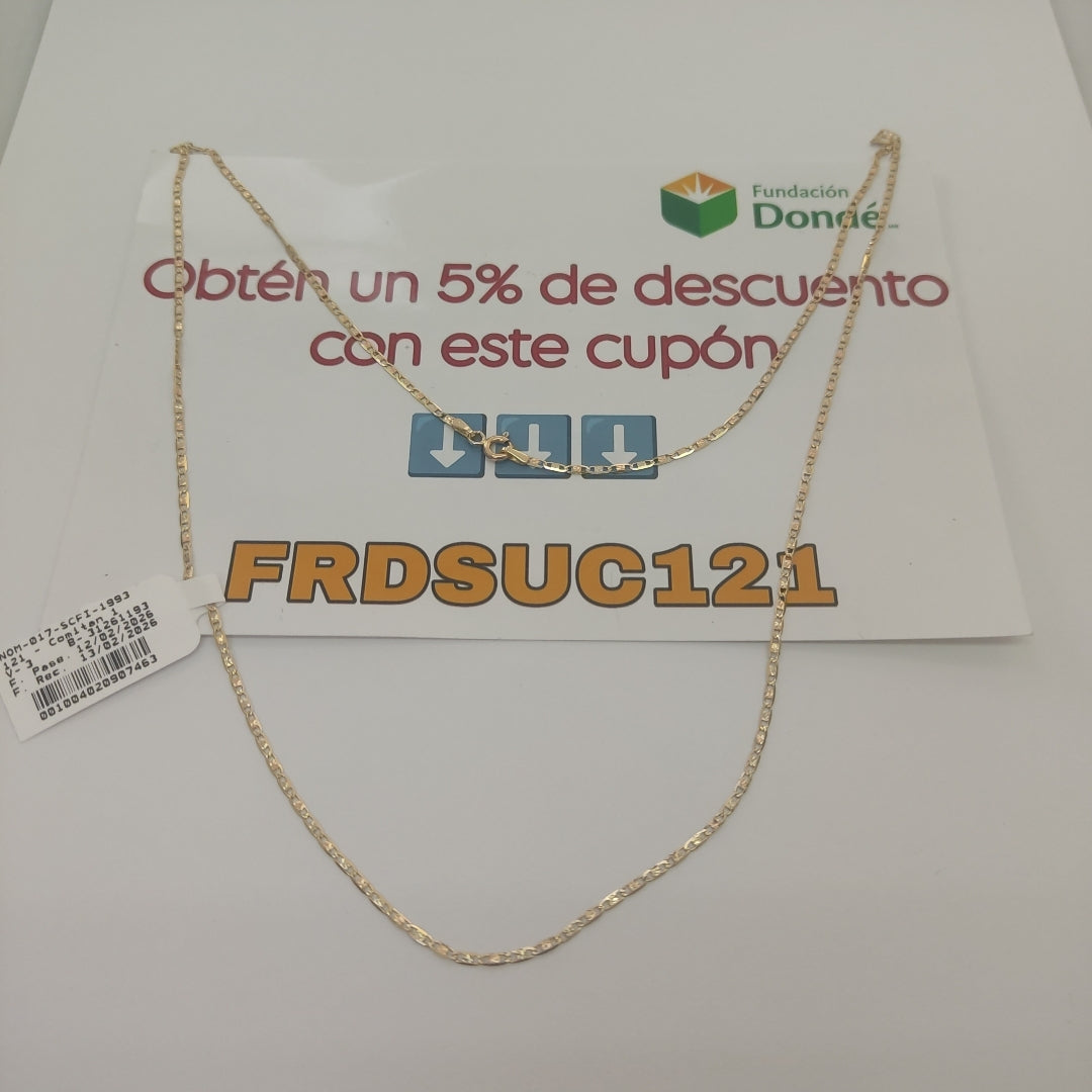 CADENA ORO 14 K 3 GRMS (SEMINUEVO)