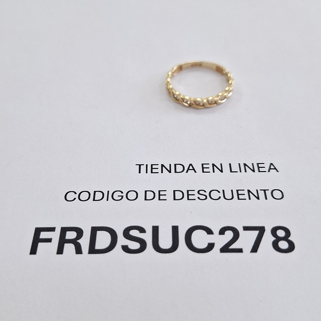 ANILLO ORO 14 K 2,00 GRMS (SEMINUEVO)