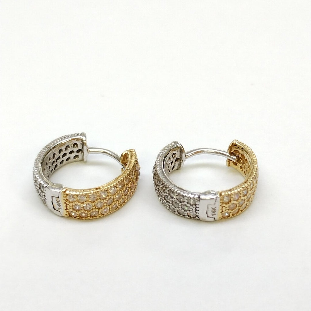 ARRACADAS PAR ORO 14 K 3 GRMS (SEMINUEVO)