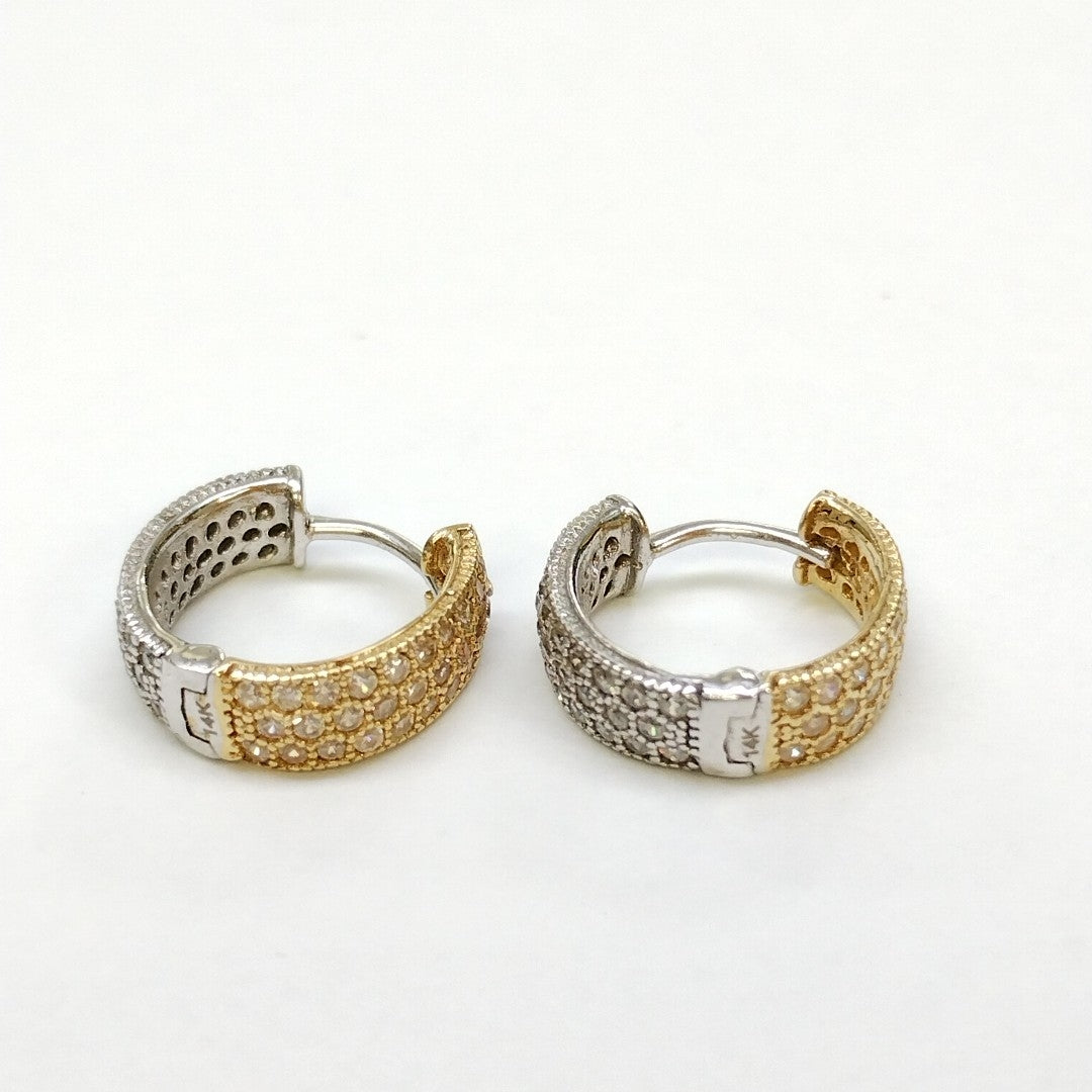 ARRACADAS PAR ORO 14 K 3 GRMS (SEMINUEVO)