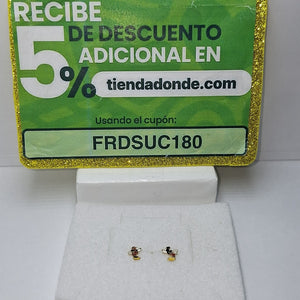 BROQUELES ORO 10K 1 (NUEVO)