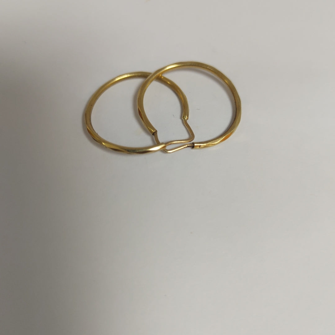 ARRACADAS PAR ORO 14 K 2,00 GRMS (SEMINUEVO)