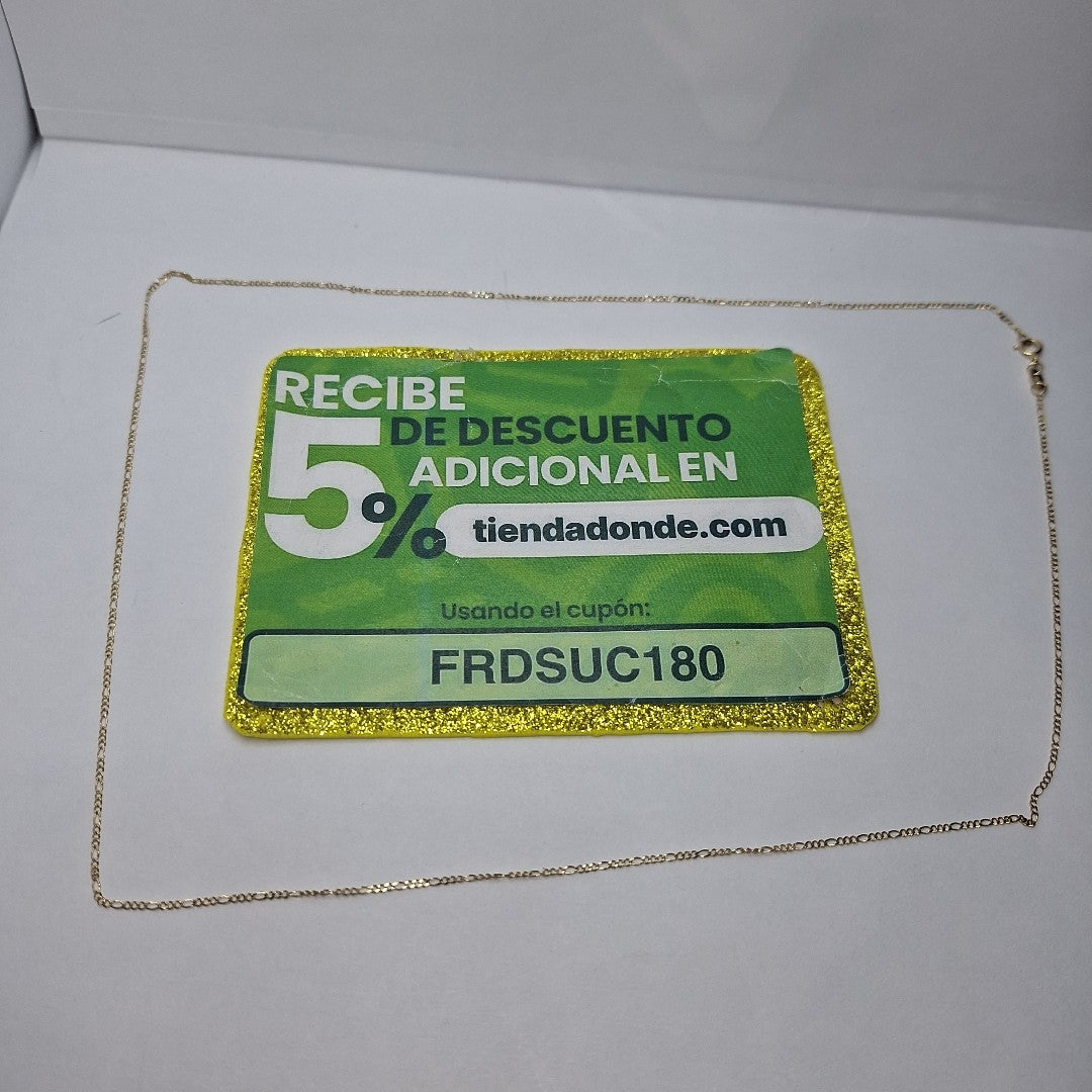 CADENA 3 X 1 1.8GR 60 CM (NUEVO)