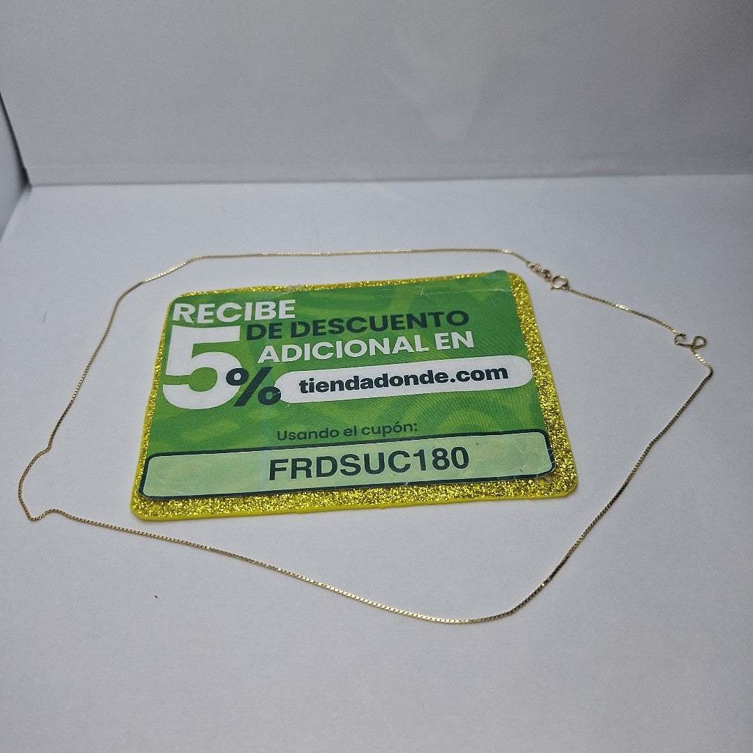 CADENA VENECIANA 2.3G 55 CM (NUEVO)