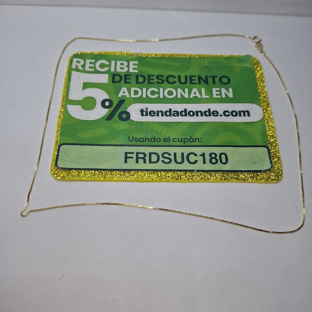 CADENA VENECIANA 2.1G 50 CM (NUEVO)