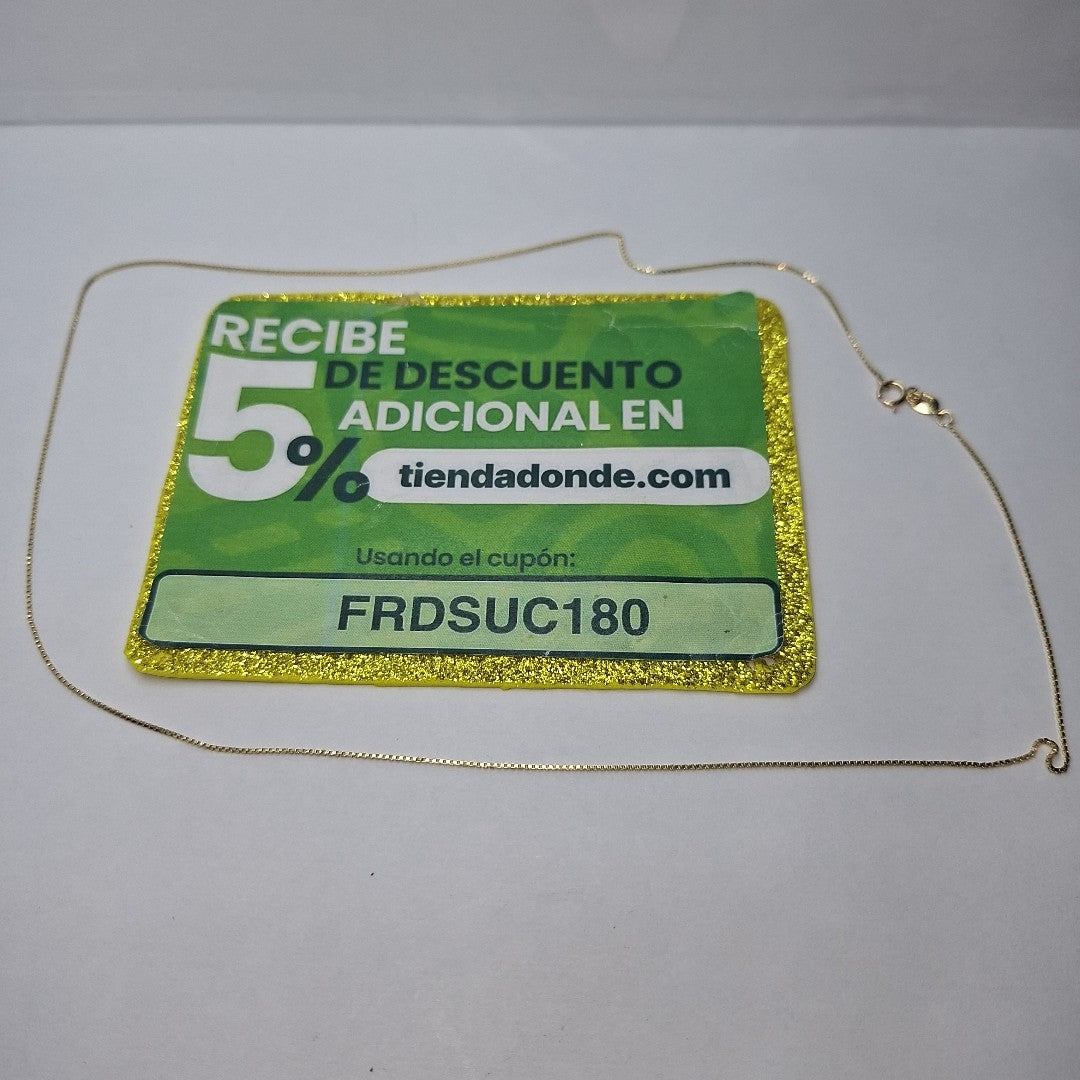 CADENA VENECIANA 2.2G 55 CM (NUEVO)