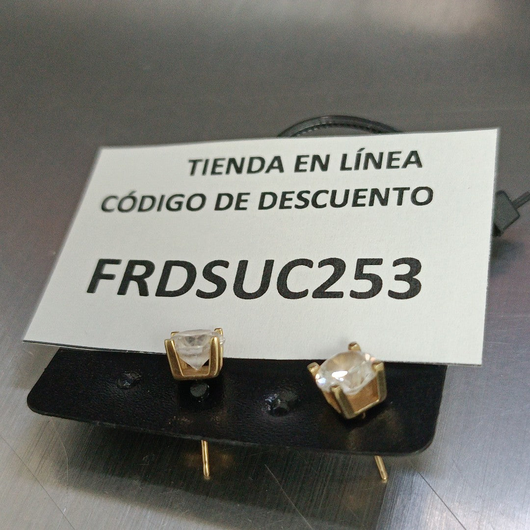 BROQUELES PAR ORO 10 K 1.4 GRMS (SEMINUEVO)