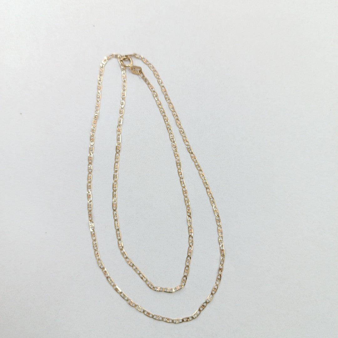 CADENA ORO,ORO COMBINADO 14 K 1,80 GRMS (SEMINUEVO)