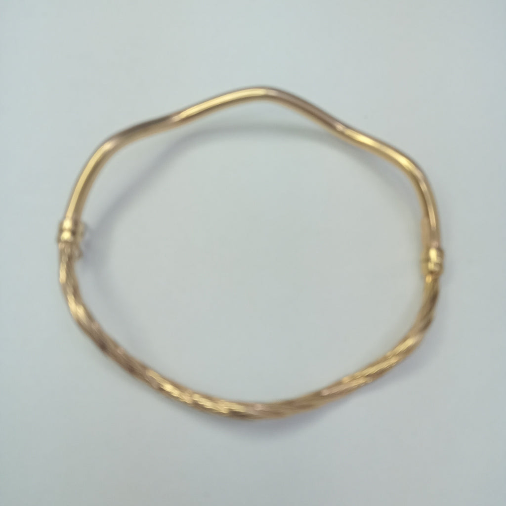 PULSERA RIGIDA ORO 14 K 3,70 GRMS (SEMINUEVO)
