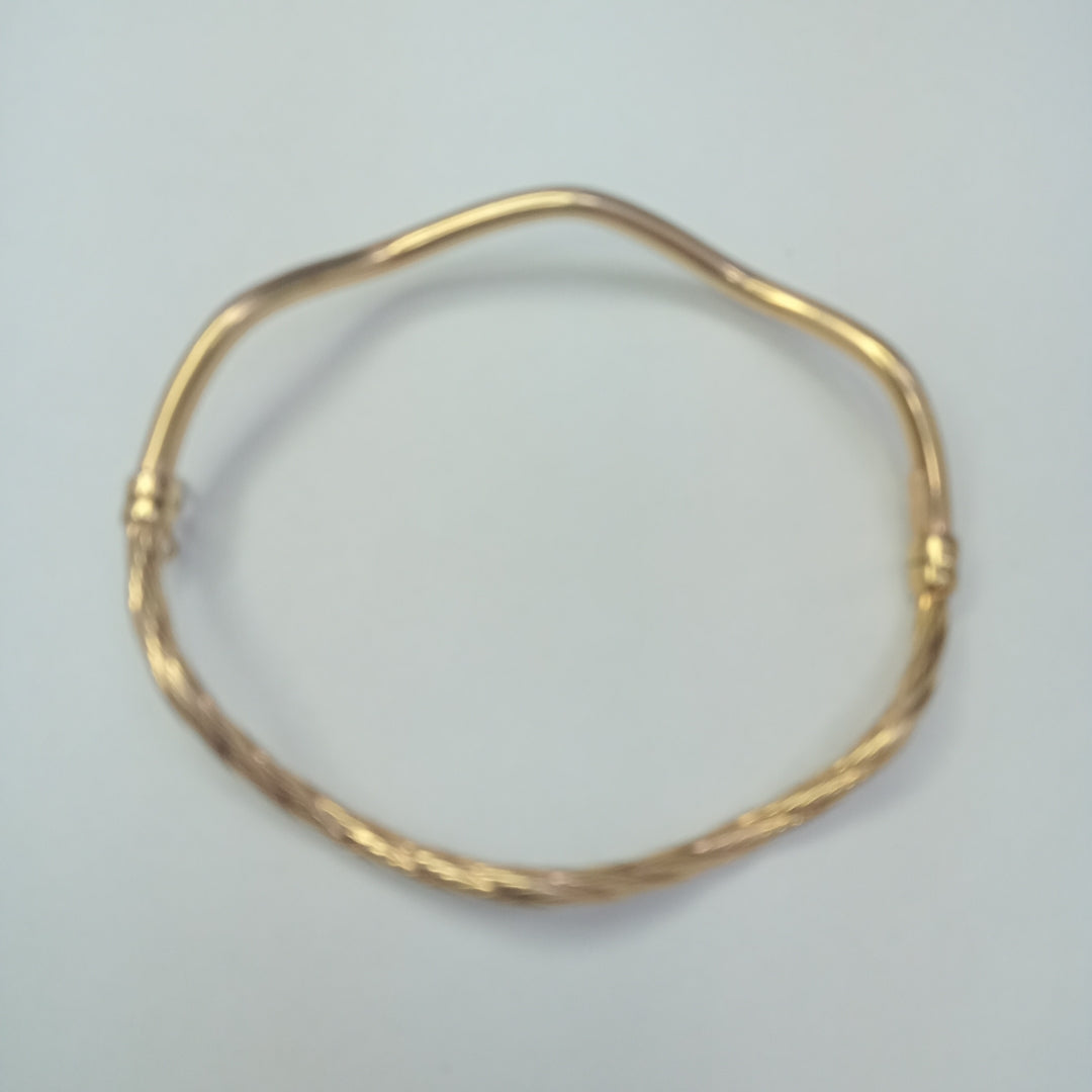 PULSERA RIGIDA ORO 14 K 3,70 GRMS (SEMINUEVO)