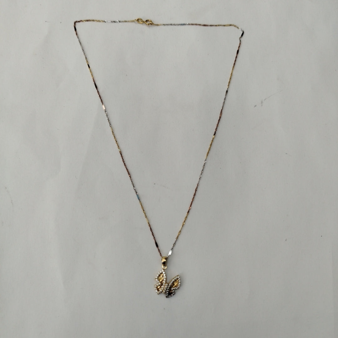 GARGANTILLA ORO, ORO COMBINADO 10 K 2 GRMS (SEMINUEVO)