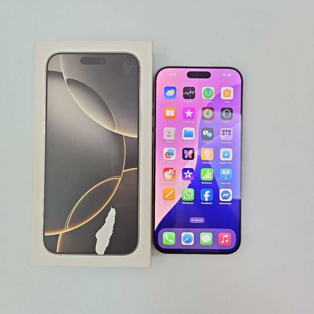 CELULAR APPLE IPHONE 16 PRO MAX A3295 (2024) 256 GB 8 GB RAM (SEMINUEVO)