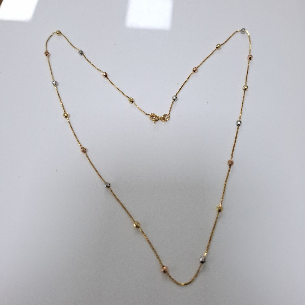CADENA ORO 14 K 3 GRMS (SEMINUEVO)