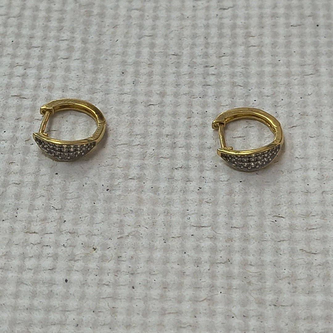 ARRACADAS PAR ORO 14 K 1.6 GRMS (SEMINUEVO)
