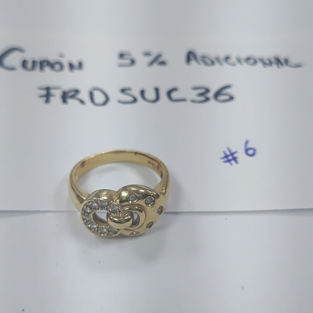 ANILLO ORO 14 K 4,00 GRMS (SEMINUEVO)