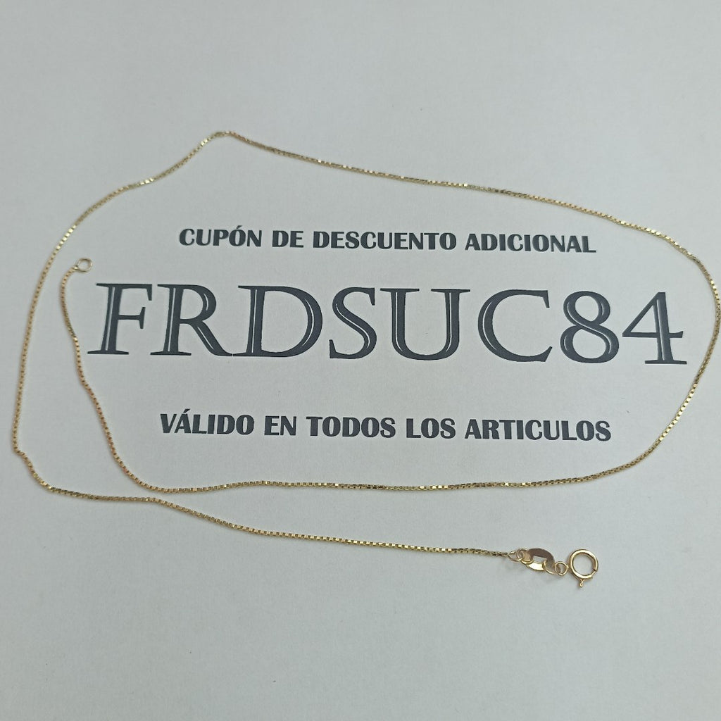 CADENA VENECIANA 2.1G 50 CM (NUEVO)