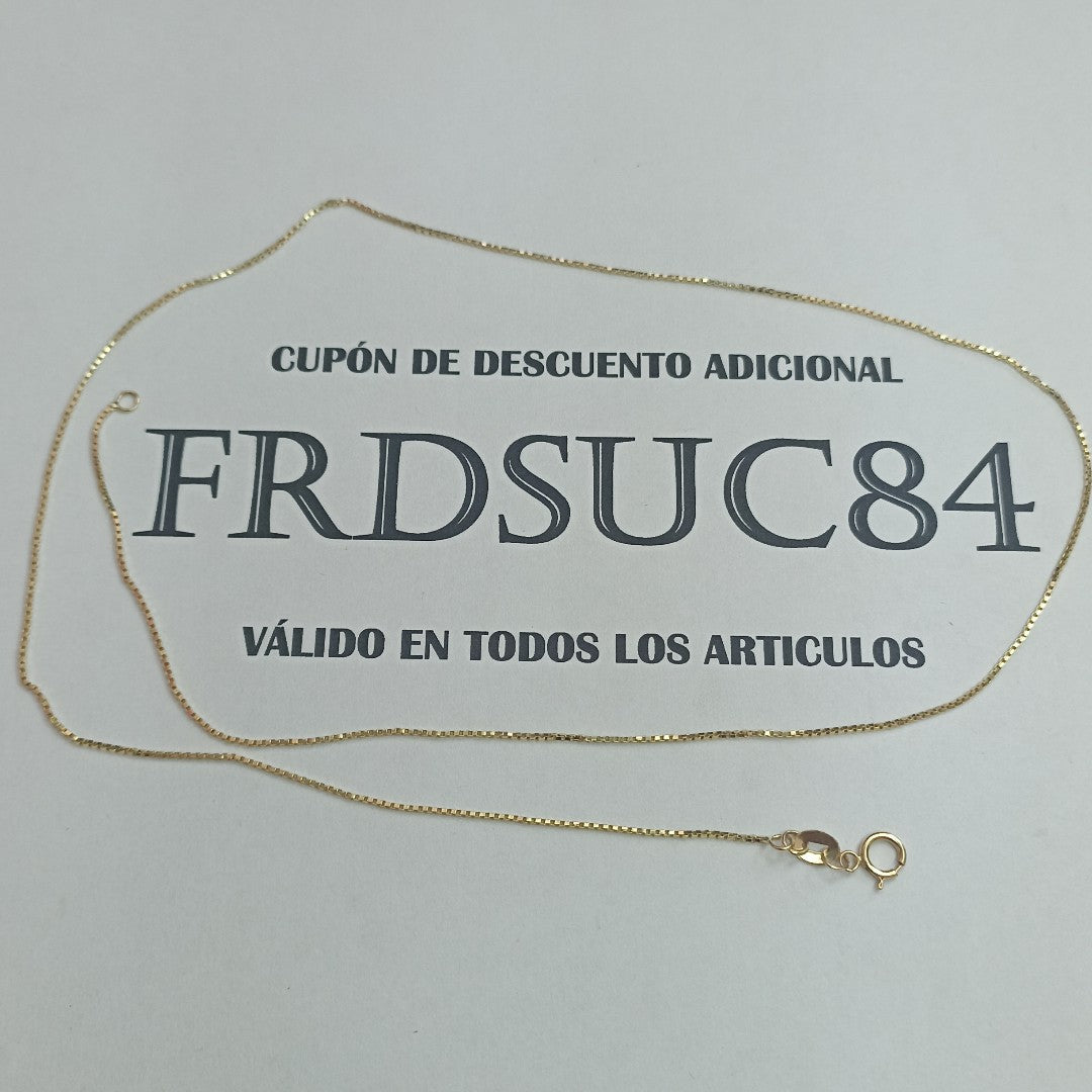 CADENA VENECIANA 2.1G 50 CM (NUEVO)