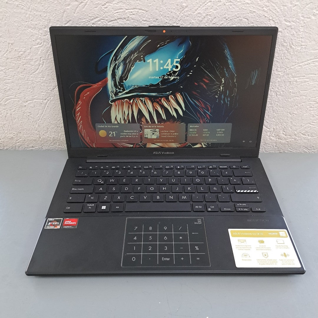 LAPTOP ASUS VIVOBOOK GO 14 E1404FA-NK341W (2024) 512 GB SSD 8 GB RAM (SEMINUEVO)