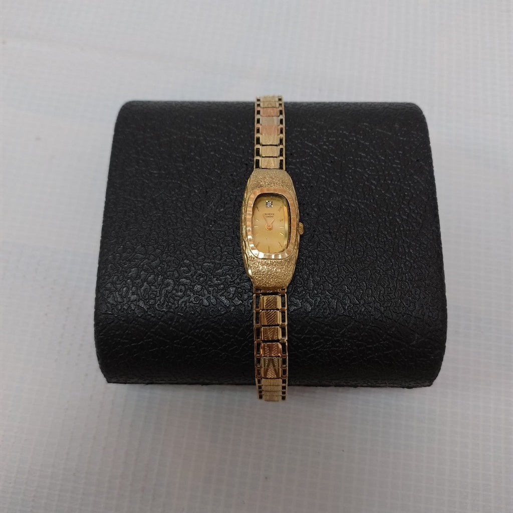 RELOJ CAJA ACERO PULSO ORO ORO 10 K 14.7 GRMS (SEMINUEVO)