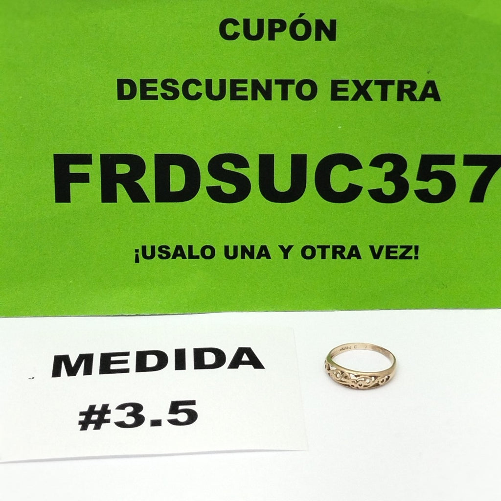 ANILLITO ORO 10 K 1,00 GRMS (SEMINUEVO)