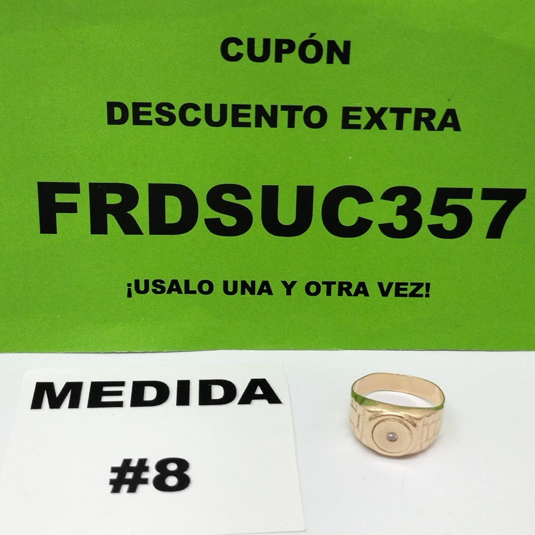ANILLO ORO 14 K 4.4 GRMS (SEMINUEVO)