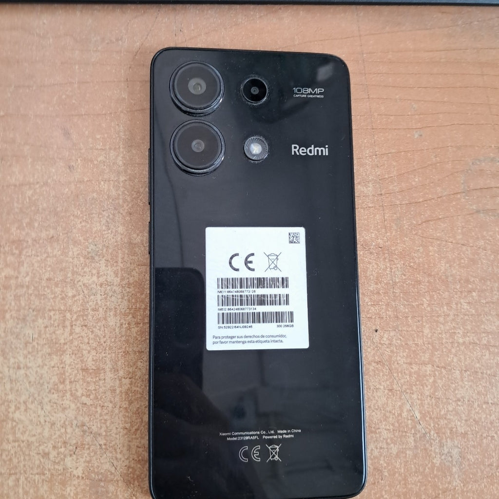CELULAR XIAOMI REDMI NOTE 13 23129RA5FL (2024) 256 GB 8 GB RAM (SEMINUEVO)