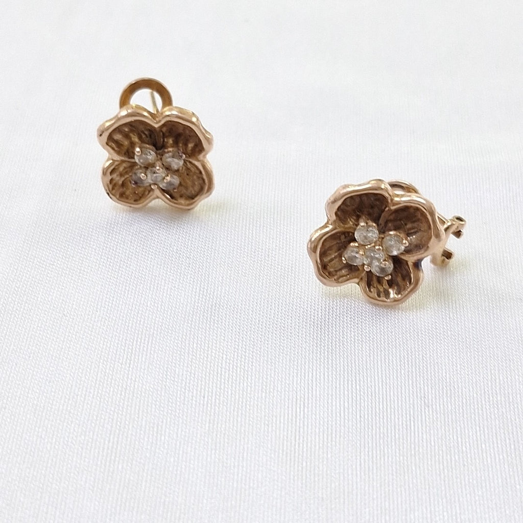 ARETES PAR ORO 10 K 4.3 GRMS (SEMINUEVO)