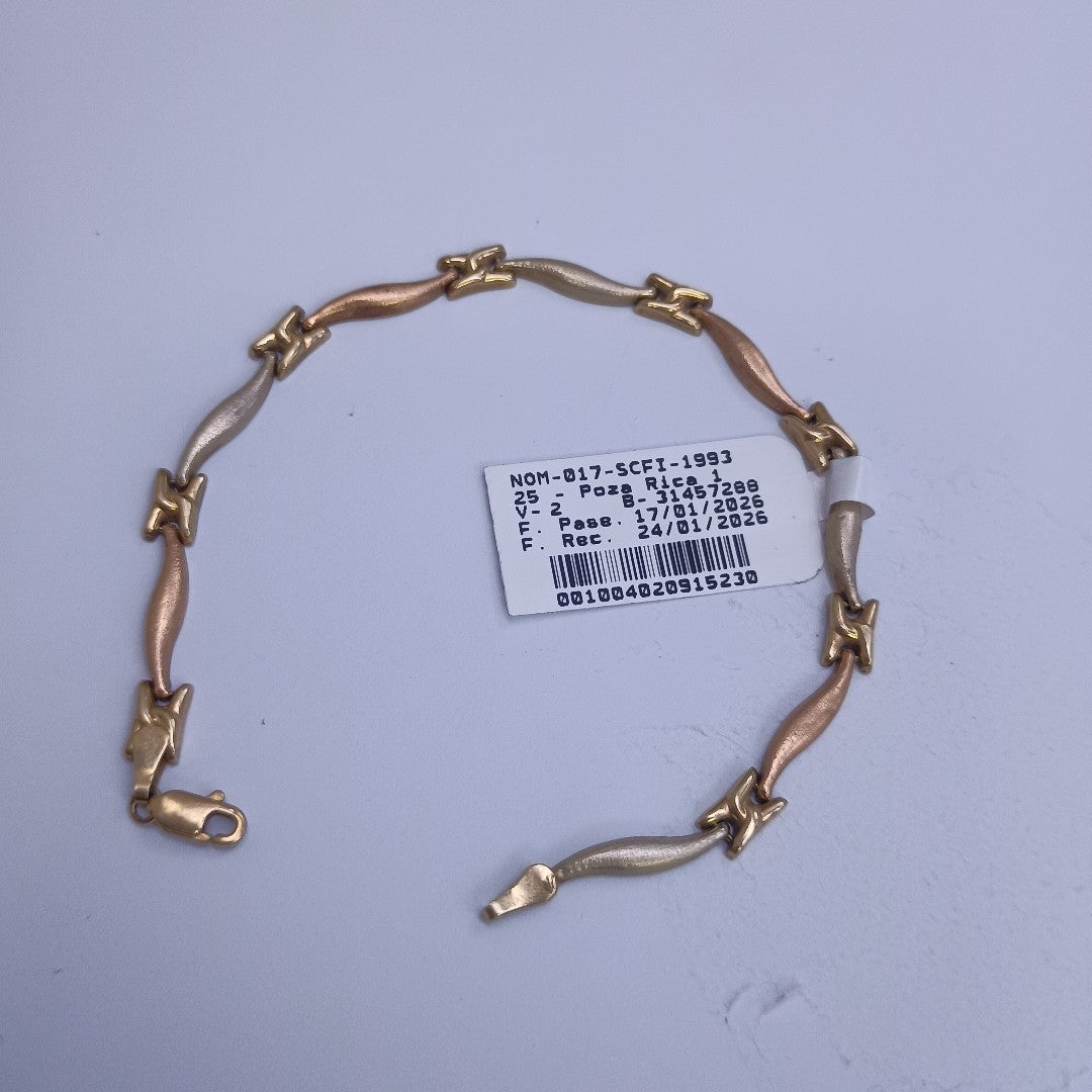 PULSERA ORO 14 K 3.6 GRMS (SEMINUEVO)