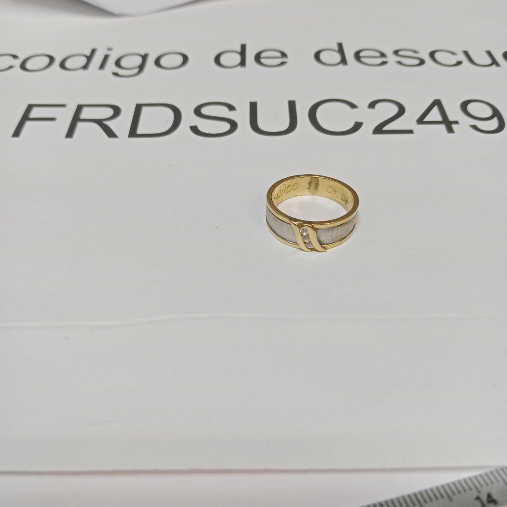 ARGOLLA ORO 14 K 7.8 GRMS (SEMINUEVO)